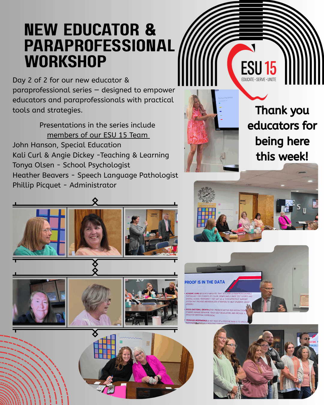 conclusion of new educator training